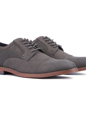 Men's Asher Dress Oxford Shoes by Reserved Footwear Charcoal 12